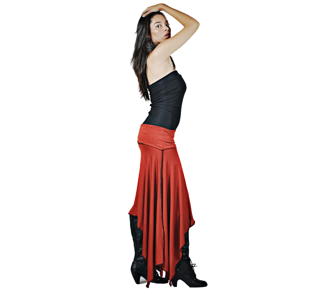Stretchy Pancho Dress for Dance and Travel - Persephone Clothing