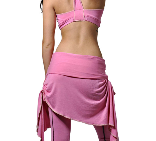 Pink Tunic Skirt Back view